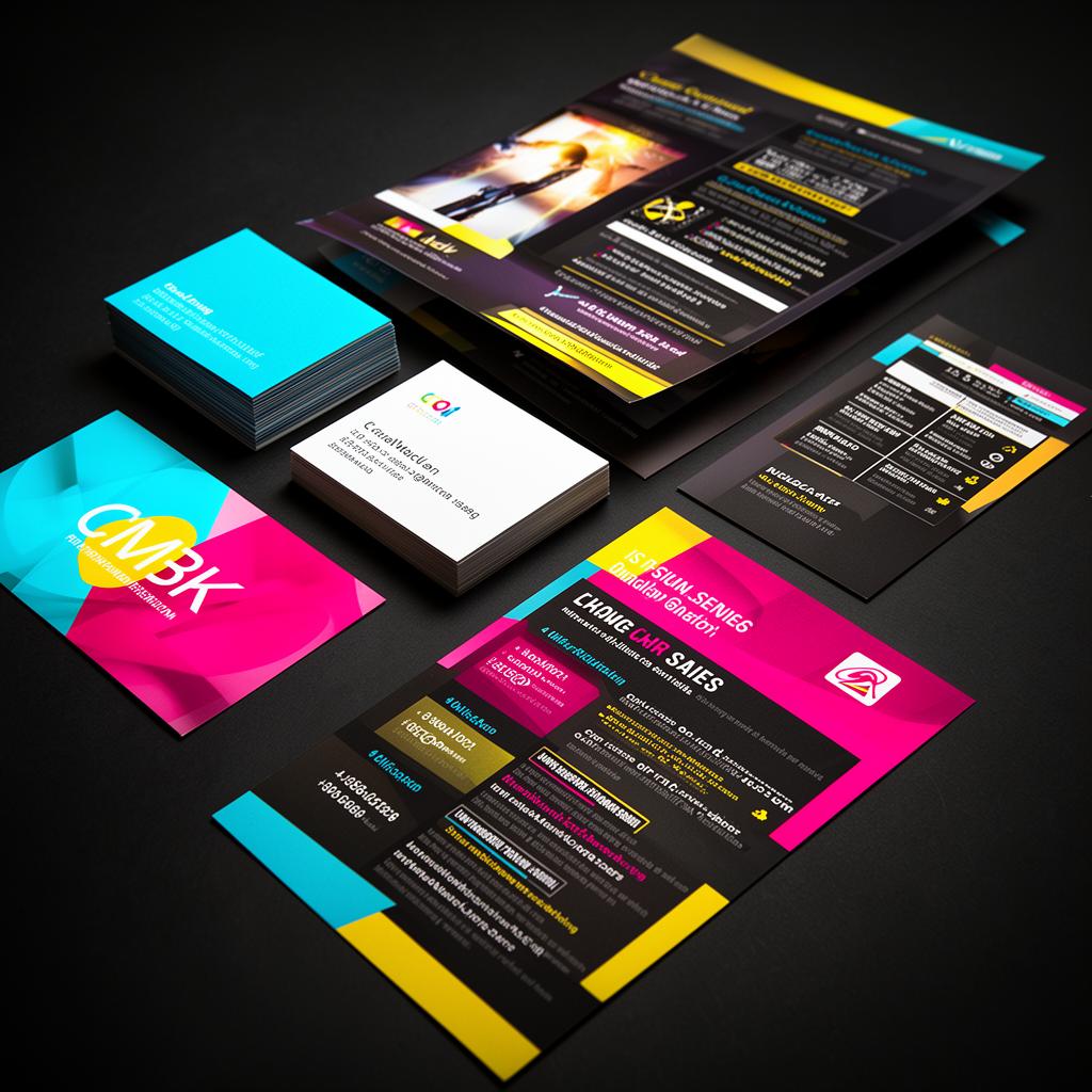 Assortment of premium printed marketing materials